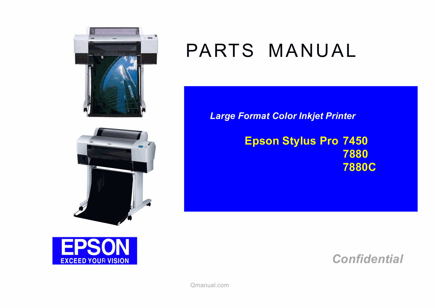 EPSON StylusPro 7450 7880 7880C Parts Manual-1